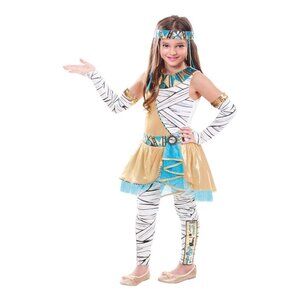 Cleopatra Girls Costume Egyptian Princess Dress Queen of The Nile Size Medium